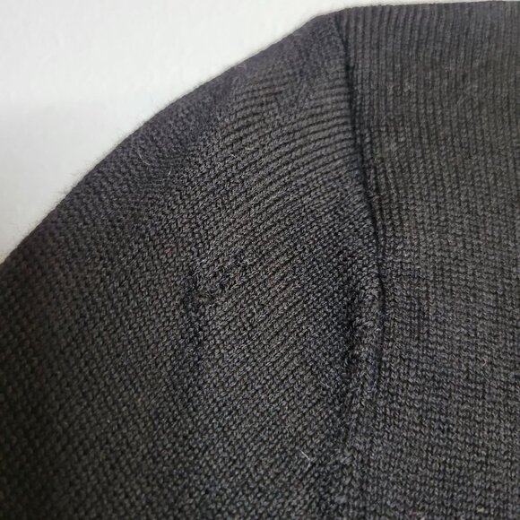 Zero + Marie Cornejo Merino Wool Dark Academia Goth Twee Nerd Cardigan - Picture 7 of 9